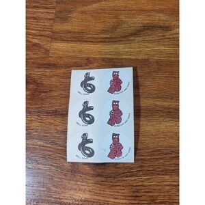 CTP SNIFFY'S LICORICE Partial Sheet 6 MATTE Scratch and Sniff Stickers